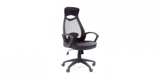 Кресло для руководителя Битрис черный  пластик/черный