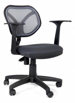 Кресло компьютерное Chairman 450 серый/черный [2726377]