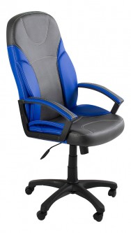 Кресло компьютерное Twister серый_синий [2723291]